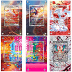 Pokemon Self-Made Acrylic Cartoon Anime Peripheral Articuno Mewtwo Charizard Gengar Wobbuffet Psyduck Kingdra Card Display Stand