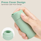 5-in-1 Travel Refillable Silicone Toiletry Bottles Set with Clear Bag – Leak-Proof Shampoo, Conditioner & Lotion Containers