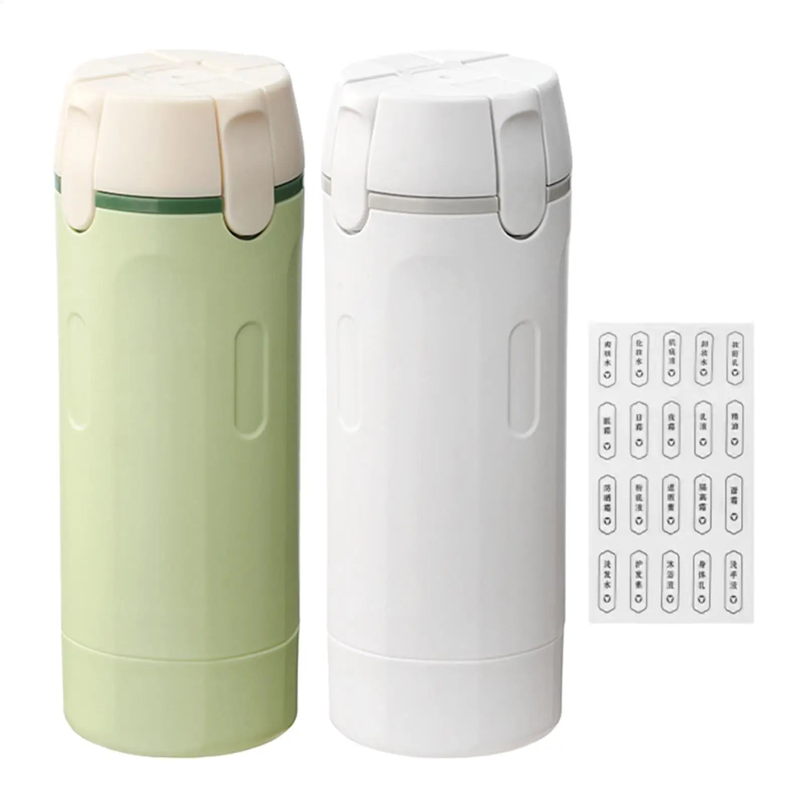 4-in-1 Travel Refillable Dispenser Bottles – Leak-Proof Portable Toiletry & Cosmetic Container