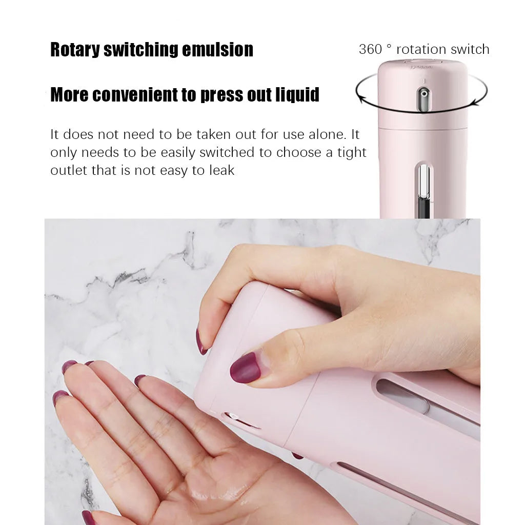 4-in-1 Travel Dispenser Bottle – Refillable Leak-Proof Shampoo, Lotion & Body Wash Container