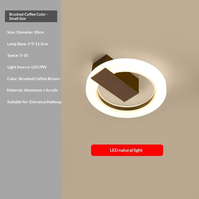 Postmodern LED Round Ceiling Light – Nordic Entryway Style