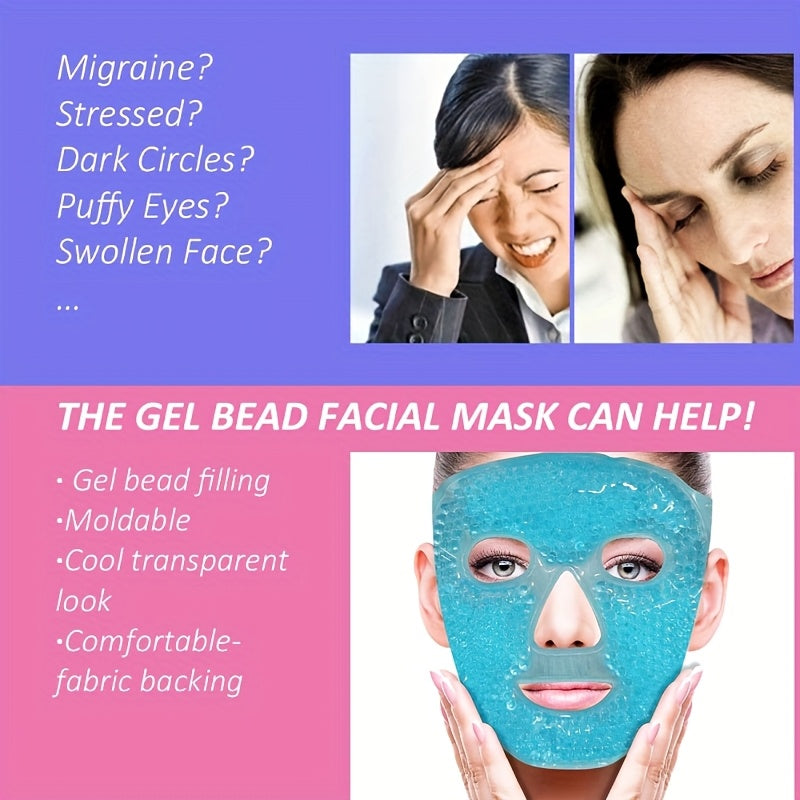 Gel for Puffiness/Dark Circles/Eye Bags/Dry Eyes/Headaches/Migraines/Stress Relief, Pack (Blue)