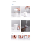 Portable Air Humidifier & Aroma Essential Oil Diffuser