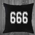 666 Decorative Pillow Cover – Modern Accent Cushion