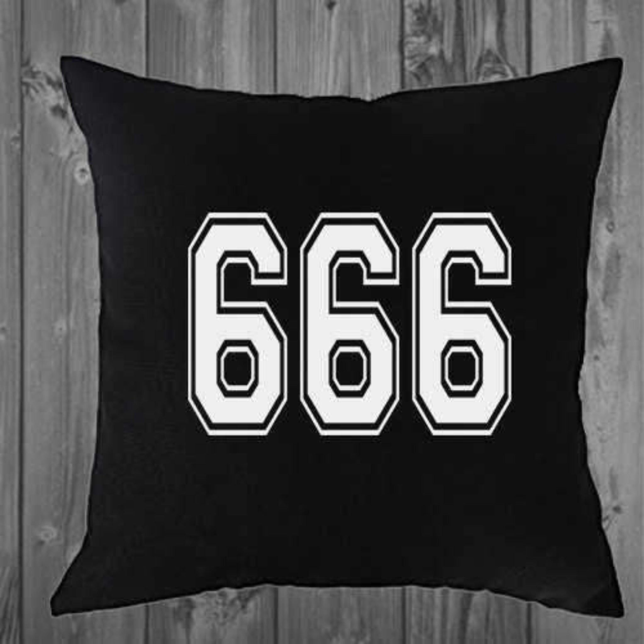 666 Decorative Pillow Cover – Modern Accent Cushion