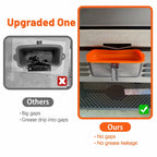 OFDMNY 4 Pcs Orange Silicone Grease Cup Liners for Blackstone 36 28 22 17 Inch