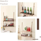DecorBites™ Rustic Wood Floating Wall Shelves – Set of 3